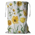 thumbnail image 1 of PKQWTM Watercolor flowers Storage Basket Laundry Bag with Drawstring Size 24x32 Inch, 1 of 3