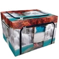 thumbnail image 1 of PKQWTM Waterfall in deep rain forest jungle Storage Bag Clear Window Storage Bins Boxes Large Capacity Foldable Stackable Organizer With Steel Metal Frame For Bedding,Clothes,Closets, Bedrooms, 1 of 3
