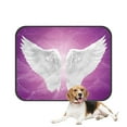 thumbnail image 1 of PKQWTM White Angel Wing Pet Dog Cat Bed Pee Pads Mat Cushion Potty Dogsblankets Crate Bed Kennel 20x24 inch, 1 of 3