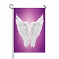 thumbnail image 1 of PKQWTM White Angel Wing Yard Decor Home Garden Flag Size 12x18 Inches, 1 of 1