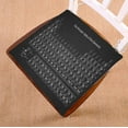 thumbnail image 1 of PKQWTM White Chemical Periodic Table Of Elements Chair Pads Chair Mat Seat Cushion Chair Cushion Floor Cushion Size 18x18 inches, 1 of 1