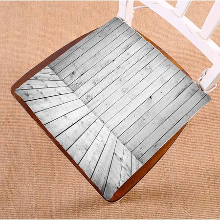 PKQWTM White Wooden Floor Wall Chair Pads Chair Mat Seat Cushion Chair Cushion Floor Cushion Size 16x16 inches