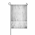 thumbnail image 1 of PKQWTM White Wooden Floor Wall Yard Decor Home Garden Flag Size 28x40 Inches, 1 of 1