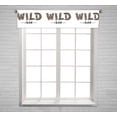 thumbnail image 1 of PKQWTM Wild Child Window Curtain Valance Rod Pocket 54x12 inch, 1 of 1