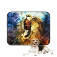 thumbnail image 1 of PKQWTM Wildlife Lion African Animal Pet Dog Cat Bed Pee Pads Mat Cushion Potty Dogsblankets Crate Bed Kennel 20x24 inch, 1 of 3