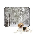 thumbnail image 1 of PKQWTM Winter forest with snow on trees Pet Dog Cat Bed Pee Pads Mat Cushion Potty Dogs Blankets Crate Bed Kennel 14x18 inch, 1 of 3