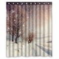 thumbnail image 1 of PKQWTM Winter landscape WaterProof Polyester Fabric Shower Curtain Size 60x72 Inches, 1 of 1