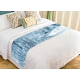 thumbnail image 1 of PKQWTM Winter nature scenery trees in park Bed Runner Bedroom Bedding Decor Bedding Scarf Size 20x95 inches, 1 of 1