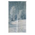 thumbnail image 1 of PKQWTM Winter nature scenery trees in park Door Curtain Window Cover Home Decor Hanging Curtain Size 85x150 CM, 1 of 1
