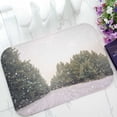 thumbnail image 1 of PKQWTM Wintry Landscape Scenery Flat County Woods Snow Landscape Home Decor Floor Mat Area Rug Doormat Size 15.7x23.6 Inches, 1 of 1