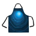 thumbnail image 1 of PKQWTM Wonderland Rabbit Hole Unisex Adjustable Bib Apron with Pockets for Commercial Restaurant and Home Kitchen Use, 1 of 1