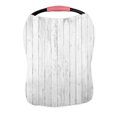 thumbnail image 1 of PKQWTM Wood Old white wood texture Nursing Cover Baby Breastfeeding Infant Feeding Cover Baby Car Seat Cover, 1 of 2