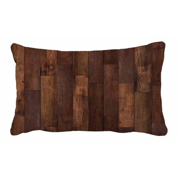PKQWTM Wood floor wood planks Bed Decor Pillow Cases Zippered Cushion Cover Size 20x30 Inches
