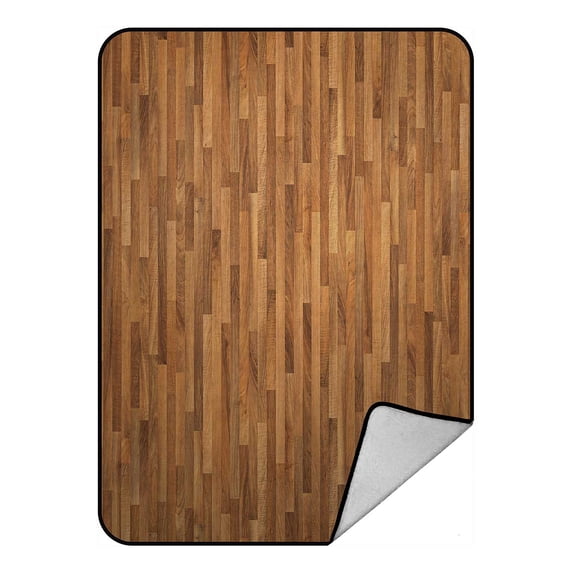 PKQWTM Wooden Parquet Parkett Wood Parquet Texture Blanket Crystal Velvet Throw Bed Blanket 58x80 inches