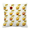 thumbnail image 1 of PKQWTM Yellow Balls Placards Their Hands Bed Decor Pillow Cases Zippered Cushion Cover Size 18x18 Inches, 1 of 1