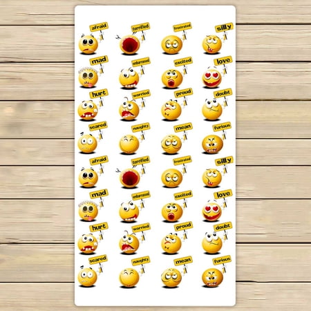 PKQWTM Yellow Balls Placards Their Hands Microfiber Bath Towels Bathroom Body Shower Towel Size 30x56 Inches