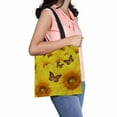 thumbnail image 1 of PKQWTM Yellow sunflowers Atop One Another Canvas Shoulder Bags Handbags Tote Bags Shopping Bag, 1 of 2