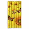 thumbnail image 1 of PKQWTM Yellow sunflowers Atop One Another WaterProof Polyester Fabric Shower Curtain Size 36x72 Inches, 1 of 1