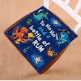 thumbnail image 1 of PKQWTM Yo Ho Ho Pirate Crocodile Octopus Shark Chair Pads Chair Mat Seat Cushion Chair Cushion Floor Cushion Size 20x20 inches, 1 of 1