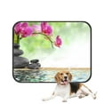 thumbnail image 1 of PKQWTM Zen Basalt Stones and Bamboo Japanses Pet Dog Cat Bed Pee Pads Mat Cushion Potty Dogsblankets Crate Bed Kennel 28x36 inch, 1 of 3