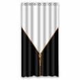 thumbnail image 1 of PKQWTM Zipper Isolated On White WaterProof Polyester Fabric Shower Curtain Size 36x72 Inches, 1 of 1