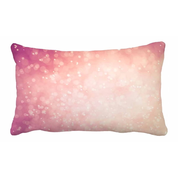 PKQWTM abstract light bokeh Bed Decor Pillow Cases Zippered Cushion Cover Size 20x30 Inches