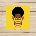 thumbnail image 1 of PKQWTM african american woman open mouth big earrings Microfiber Bath Towels Bathroom Body Shower Towel Size 13x13 Inches, 1 of 1