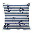thumbnail image 1 of PKQWTM anchor steering wheel Bed Decor Pillow Cases Zippered Cushion Cover Size 18x18 Inches, 1 of 1