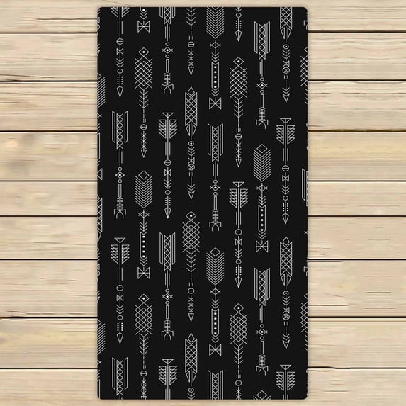 PKQWTM arrows Microfiber Bath Towels Bathroom Body Shower Towel Size 30x56 Inches