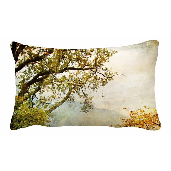 PKQWTM autumn Bed Decor Pillow Cases Zippered Cushion Cover Size 20x30 Inches
