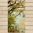 thumbnail image 1 of PKQWTM autumn Microfiber Bath Towels Bathroom Body Shower Towel Size 30x56 Inches, 1 of 1