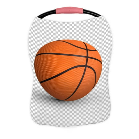 PKQWTM basketball ball Nursing Cover Baby Breastfeeding Infant Feeding Cover Baby Car Seat Cover