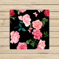 thumbnail image 1 of PKQWTM blooming red pink roses camellias peonies butterflies Microfiber Bath Towels Bathroom Body Shower Towel Size 13x13 Inches, 1 of 1