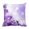 thumbnail image 1 of PKQWTM blue campanulas on blue Bed Decor Pillow Cases Zippered Cushion Cover Size 18x18 Inches, 1 of 1