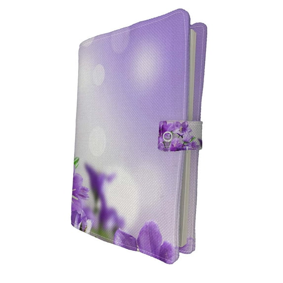 PKQWTM blue campanulas on blue Book Cover Book Protector Book Sleeve Book Pouch Book Bag 6x9 inch