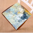 thumbnail image 1 of PKQWTM blue yellow color futuristic Fractal artwork Chair Pads Chair Mat Seat Cushion Chair Cushion Floor Cushion Size 16x16 inches, 1 of 1