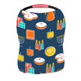 thumbnail image 1 of PKQWTM candles donuts Nursing Cover Baby Breastfeeding Infant Feeding Cover Baby Car Seat Cover, 1 of 2