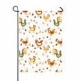 thumbnail image 1 of PKQWTM cartoon chicken rooster Yard Decor Home Garden Flag Size 28x40 Inches, 1 of 1