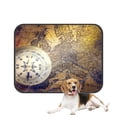 thumbnail image 1 of PKQWTM compass gold color old map with coins Pet Dog Cat Bed Pee Pads Mat Cushion Potty Dogs Blankets Crate Bed Kennel 14x18 inch, 1 of 3