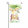 thumbnail image 1 of PKQWTM cute Cartoon rabbit Yard Decor Home Garden Flag Size 12x18 Inches, 1 of 1