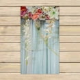 thumbnail image 1 of PKQWTM flowers wave Microfiber Bath Towels Bathroom Body Shower Towel Size 16x28 Inches, 1 of 1