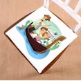 thumbnail image 1 of PKQWTM gondola venice ride cartoon Chair Pads Chair Mat Seat Cushion Chair Cushion Floor Cushion Size 20x20 inches, 1 of 1