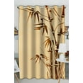 thumbnail image 1 of PKQWTM hand painted bamboo vintage canvas Practical heat insulation Shading Window Curtain Size 52(W) x 84(H) inches(One Piece), 1 of 1