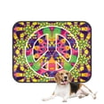 thumbnail image 1 of PKQWTM jungle cats peace symbol Pet Dog Cat Bed Pee Pads Mat Cushion Potty Dogs Blankets Crate Bed Kennel 20x24 inch, 1 of 3