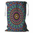 thumbnail image 1 of PKQWTM kaleidoscope Colorful mosaic ornament Storage Basket Laundry Bag with Drawstring Size 24x32 Inch, 1 of 3