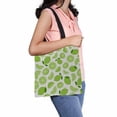 thumbnail image 1 of PKQWTM leaves slice citrus Tropical fruits vegetarian food Canvas Shoulder Bags Handbags Tote Bags Shopping Bag, 1 of 2