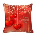 thumbnail image 1 of PKQWTM lovely romantic hearts Bed Decor Pillow Cases Zippered Cushion Cover Size 18x18 Inches, 1 of 1