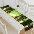 thumbnail image 1 of PKQWTM magic forest green Cotton and Linen Table Runner Kitchen Dining Room Supplies Size 16x72 Inch, 1 of 1