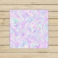 thumbnail image 1 of PKQWTM marble Silk white pink lilac purple lavender mint green Microfiber Bath Towels Bathroom Body Shower Towel Size 13x13 Inches, 1 of 1