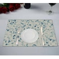 thumbnail image 1 of PKQWTM marble pattern Kitchen Dining Table Mats Placemats Size 12x18 Inches, Set of 2 Pieces, 1 of 2